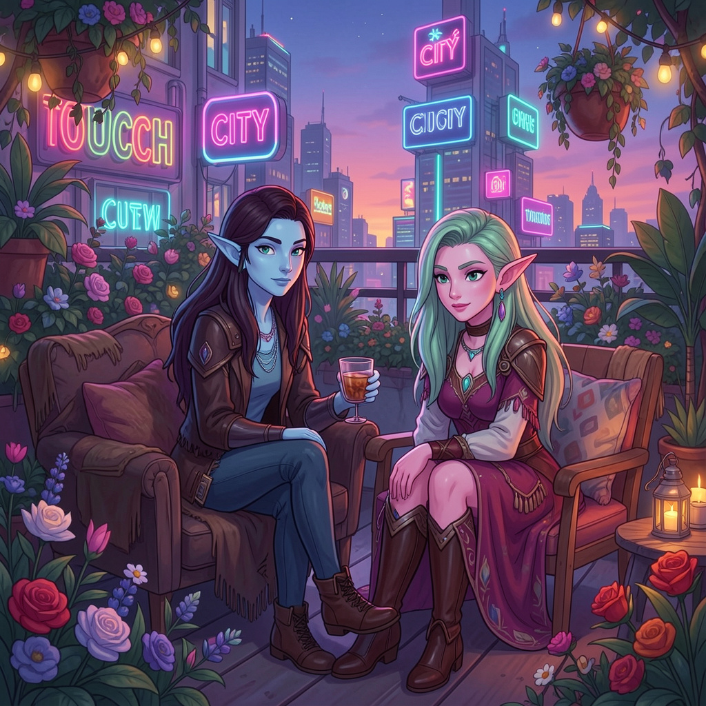 momitaina: live with a smooth-skinned elf in touch city