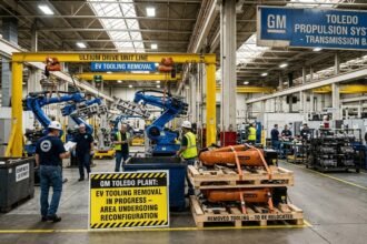 gm toledo plant ev tooling removal