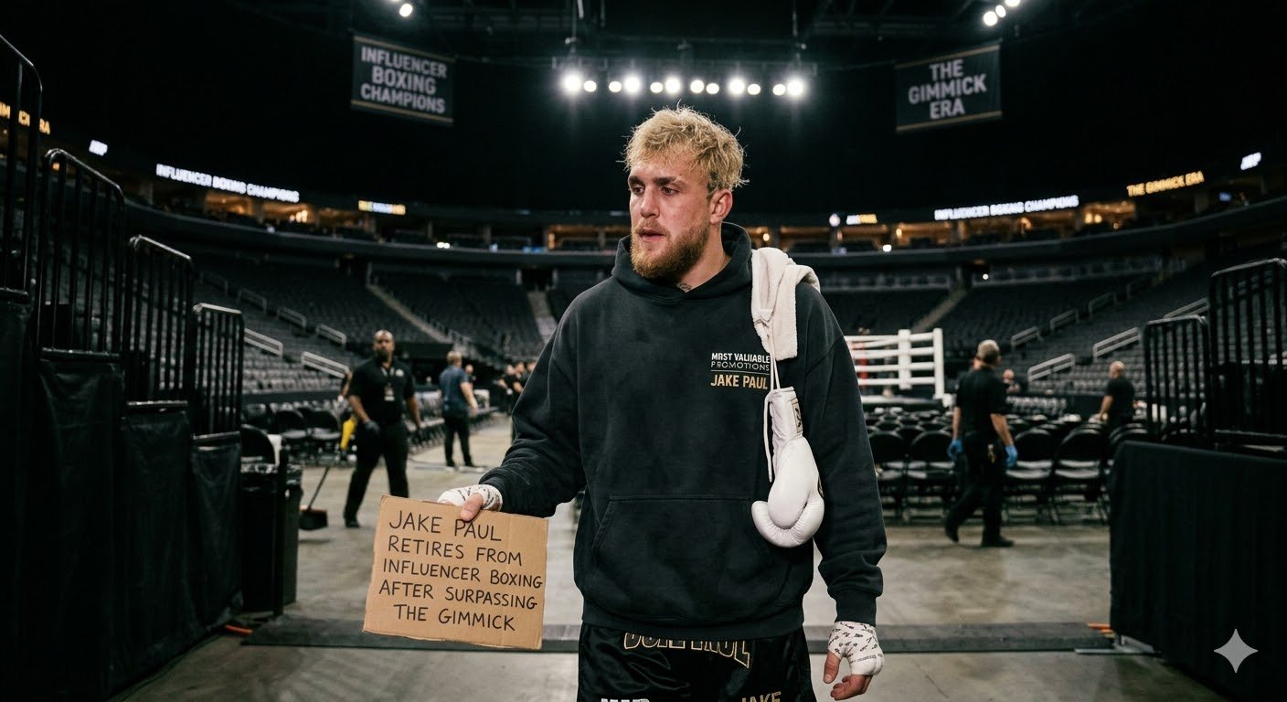 Jake Paul retires from influencer boxing after surpassing the gimmick