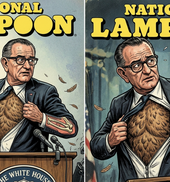national lampoon letters to the editor lbj hollow bones feathers