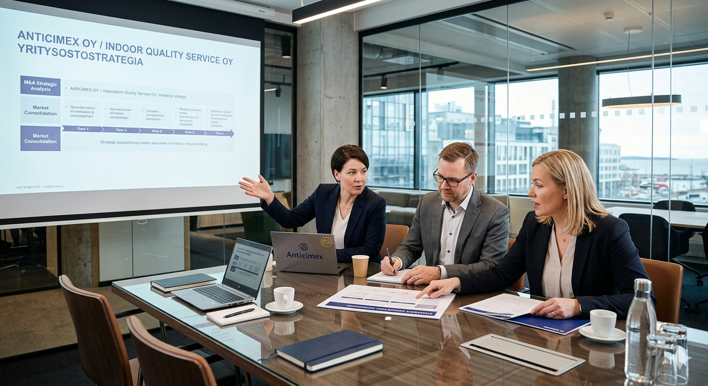 anticimex oy / indoor quality service oy yritysostostrategia